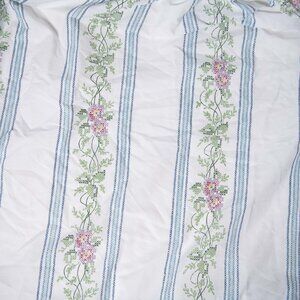 Vintage Stevens Full Fitted Percale Sheet | Cottagecore Floral